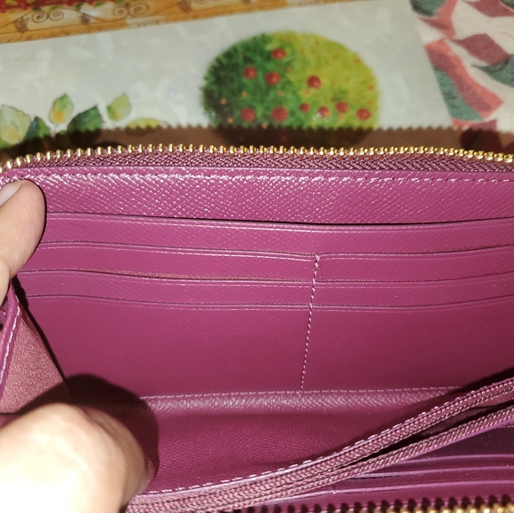 Coach 54007 Accordion zip wallet Crossgrain Leathe - Picture 4 of 4